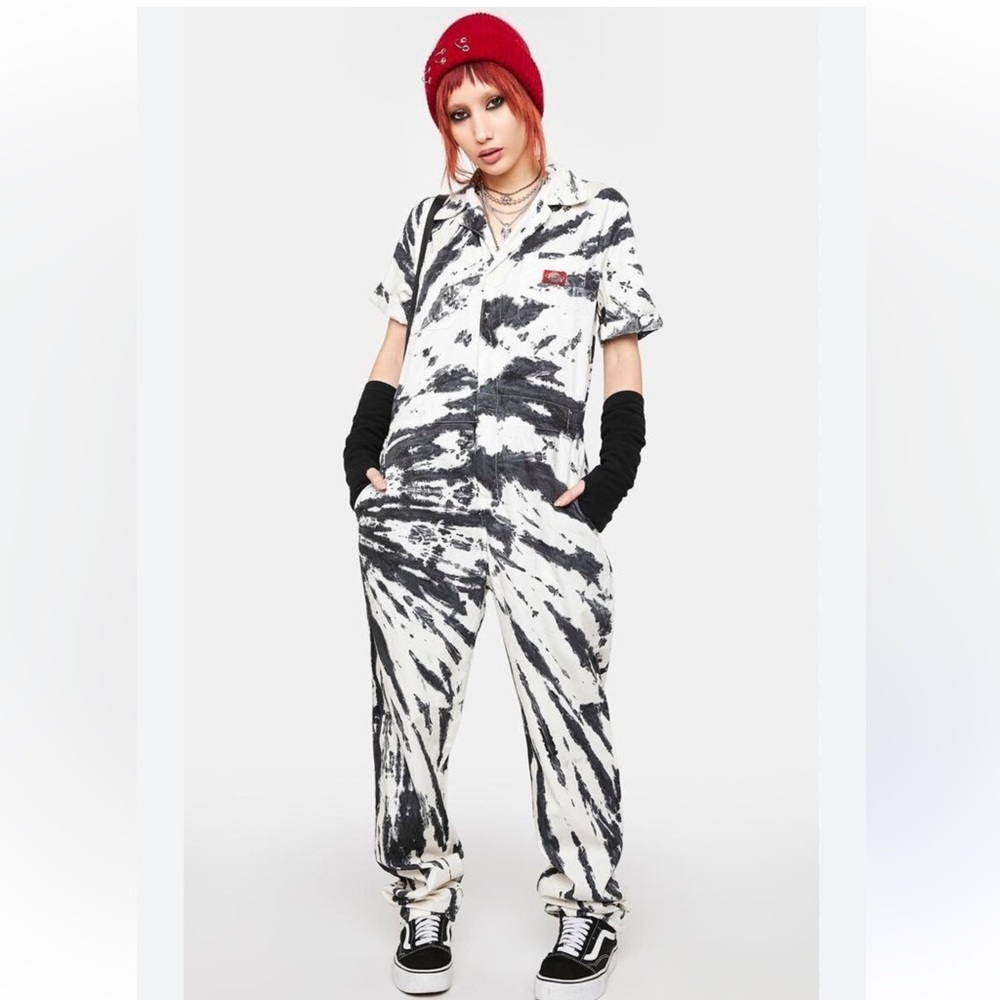 Dickies Monochrome Tie-Dye Jumpsuit XS
